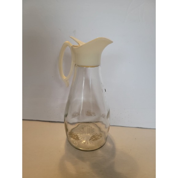 Log Cabin Vintage Federal Gold Eagle Syrup Dispenser - Picture 2 of 5